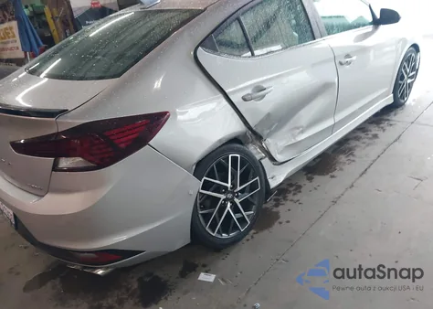 2019 Hyundai Elantra Sport из США, поврежденный, VIN KMHD04LB0KU887208